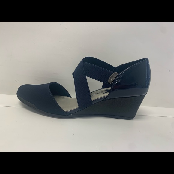 anne klein sport teaberry wedge pump